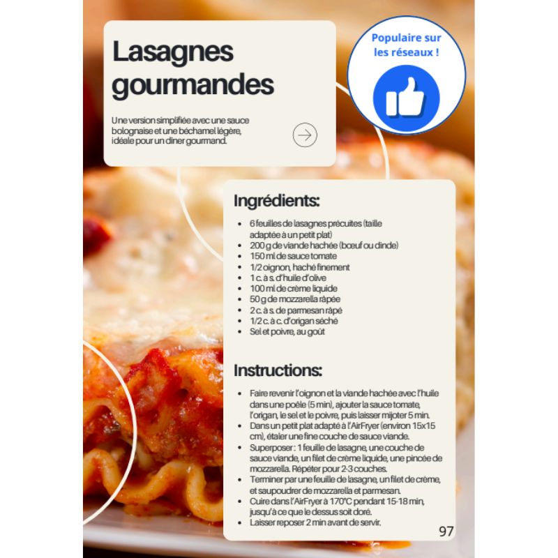 Recettes Délicieuses (E-book)